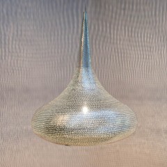 HANGING LAMP SF FLSK BRASS SILVER PLATED 60 